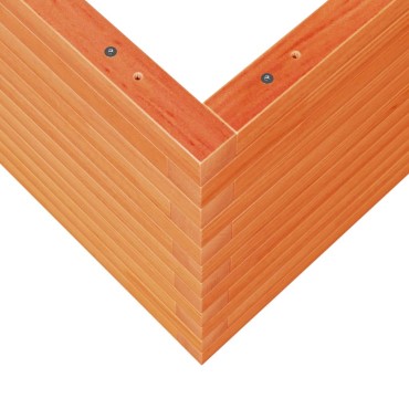vidaXL Ζαρντινιέρα Καφέ Κεριού 50x50x45,5 εκ. από Μασίφ Ξύλο Πεύκου