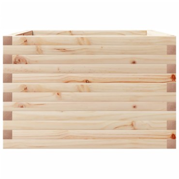 vidaXL Ζαρντινιέρα Κήπου 70x70x45,5 εκ από Μασίφ Ξύλο Πεύκου
