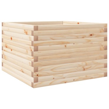 vidaXL Ζαρντινιέρα Κήπου 70x70x45,5 εκ από Μασίφ Ξύλο Πεύκου