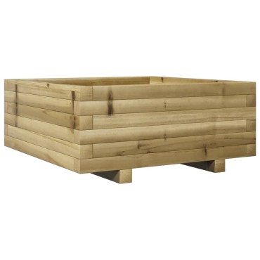 vidaXL Ζαρντινιέρα Κήπου 60x60x26,5 εκ. από Εμποτισμένο Ξύλο Πεύκου