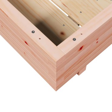 vidaXL Ζαρντινιέρα Κήπου 90x90x26,5 εκ. από Μασίφ Ξύλο Ψευδοτσούγκας
