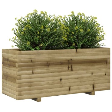 vidaXL Ζαρντινιέρα Κήπου 110x40x49,5 εκ. από Εμποτισμένο Ξύλο Πεύκου