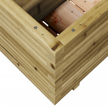 vidaXL Ζαρντινιέρα Κήπου 110x40x49,5 εκ. από Εμποτισμένο Ξύλο Πεύκου