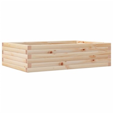 vidaXL Ζαρντινιέρα Κήπου 90x60x23 εκ από Μασίφ Ξύλο Πεύκου