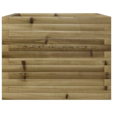 vidaXL Ζαρντινιέρα Κήπου 60x60x45,5 εκ. από Εμποτισμένο Ξύλο Πεύκου