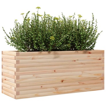 vidaXL Ζαρντινιέρα Κήπου 110x40x45,5 εκ από Μασίφ Ξύλο Πεύκου