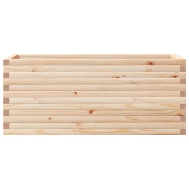 vidaXL Ζαρντινιέρα Κήπου 110x40x45,5 εκ από Μασίφ Ξύλο Πεύκου