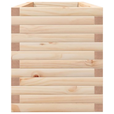 vidaXL Ζαρντινιέρα Κήπου 110x40x45,5 εκ από Μασίφ Ξύλο Πεύκου
