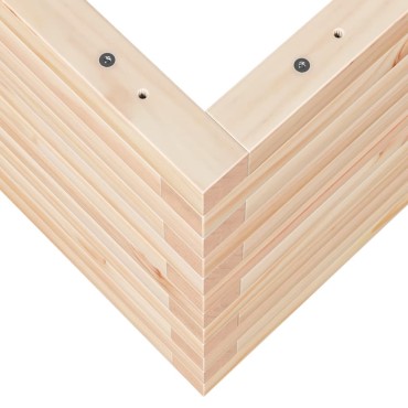 vidaXL Ζαρντινιέρα Κήπου 110x40x45,5 εκ από Μασίφ Ξύλο Πεύκου