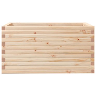 vidaXL Ζαρντινιέρα Κήπου 90x60x45,5 εκ από Μασίφ Ξύλο Πεύκου
