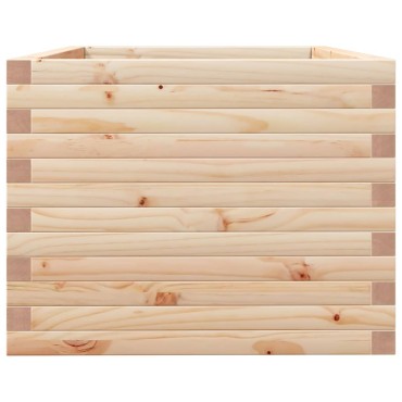 vidaXL Ζαρντινιέρα Κήπου 90x60x45,5 εκ από Μασίφ Ξύλο Πεύκου