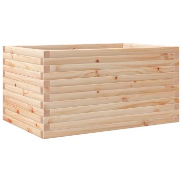 vidaXL Ζαρντινιέρα Κήπου 90x60x45,5 εκ από Μασίφ Ξύλο Πεύκου