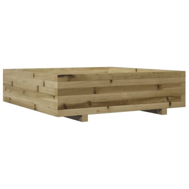vidaXL Ζαρντινιέρα Κήπου 90x90x26,5 εκ. από Εμποτισμένο Ξύλο Πεύκου