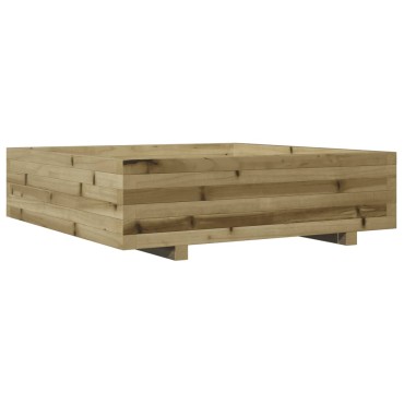 vidaXL Ζαρντινιέρα Κήπου 90x90x26,5 εκ. από Εμποτισμένο Ξύλο Πεύκου