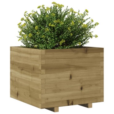 vidaXL Ζαρντινιέρα Κήπου 60x60x49,5 εκ. από Εμποτισμένο Ξύλο Πεύκου