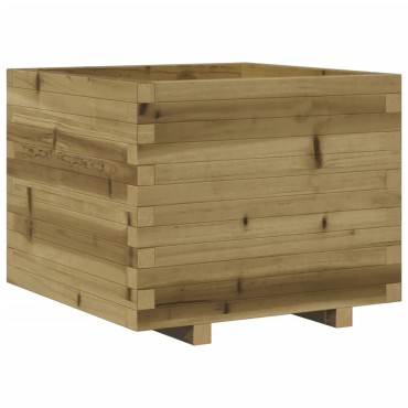 vidaXL Ζαρντινιέρα Κήπου 60x60x49,5 εκ. από Εμποτισμένο Ξύλο Πεύκου