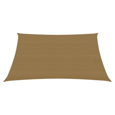 vidaXL Πανί Σκίασης Taupe 3 x 3 μ. από HDPE 160 γρ./μ²