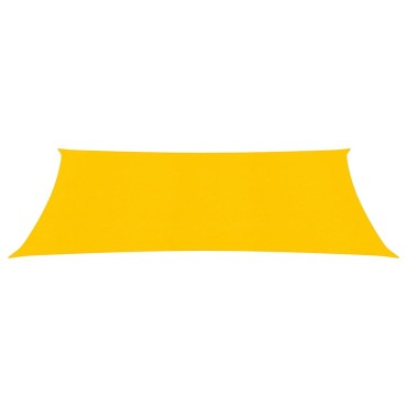 vidaXL Πανί Σκίασης Ορθογώνιο Κίτρινο 6x8 μ. HDPE 160 γρ./μ²