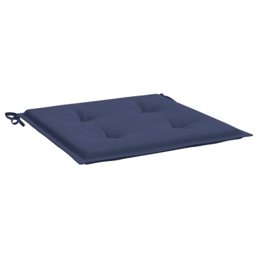 vidaXL Μαξιλάρια Παλέτας 4 τεμ. Ναυτικό Μπλε 50x50x4cm Ύφασμα Oxford