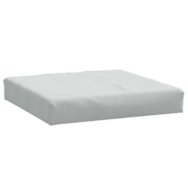 vidaXL Μαξιλάρι Παλέτας Ανοιχτό Γκρι 60x60x9,5cm Ύφασμα