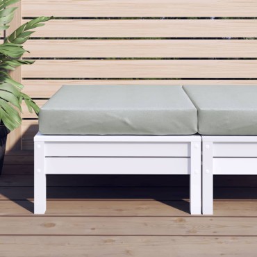 vidaXL Μαξιλάρι Παλέτας Ανοιχτό Γκρι 60x60x9,5cm Ύφασμα