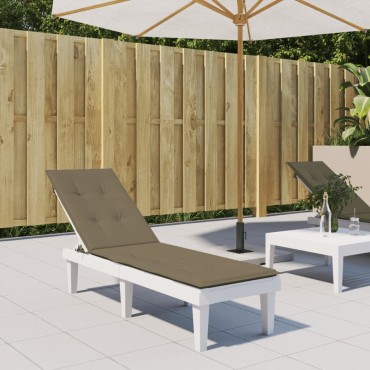 vidaXL Μαξιλάρι Σεζλόνγκ Taupe (75+105)x50x4cm Υφασμάτινη