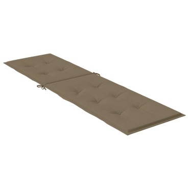 vidaXL Μαξιλάρι Σεζλόνγκ Taupe (75+105)x50x4cm Υφασμάτινη
