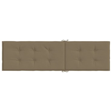 vidaXL Μαξιλάρι Σεζλόνγκ Taupe (75+105)x50x4cm Υφασμάτινη