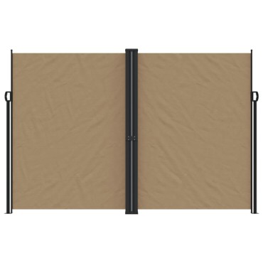vidaXL Σκίαστρο Πλαϊνό Συρόμενο Taupe 220 x 1000 εκ.