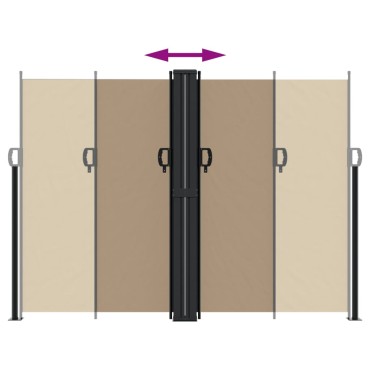 vidaXL Σκίαστρο Πλαϊνό Συρόμενο Taupe 180 x 1000 εκ.