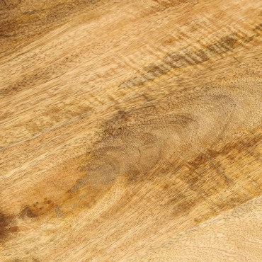vidaXL Τραπεζάκι Σαλονιού 2 Επ. 100x55x38cm Μασίφ Ξύλο Μάνγκο/Ατσάλι 1 τεμ.