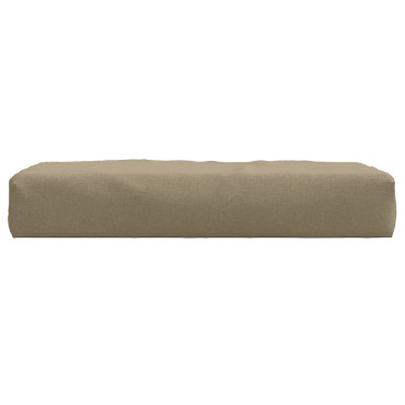 vidaXL Μαξιλάρι Παλέτας Taupe 60x60x9,5cm Ύφασμα