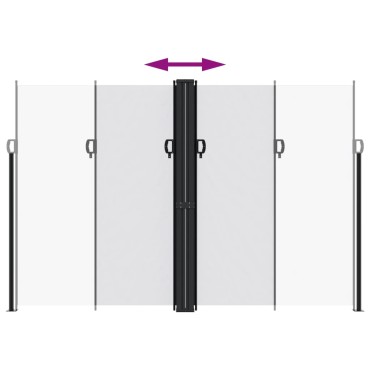 vidaXL Σκίαστρο Πλαϊνό Συρόμενο Λευκό 220 x 1000 εκ.