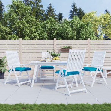 vidaXL Μαξιλάρια Παλέτας 4 τεμ. Αν. Μπλε 50x50x7cm Υφασμάτινα
