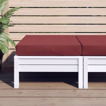 vidaXL Μαξιλάρι Παλέτας Μπορντό 60x60x9,5cm Ύφασμα