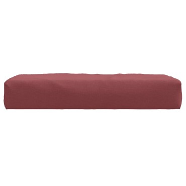vidaXL Μαξιλάρι Παλέτας Μπορντό 60x60x9,5cm Ύφασμα