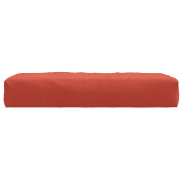 vidaXL Μαξιλάρι Παλέτας Κόκκινο 60x60x9,5cm Ύφασμα
