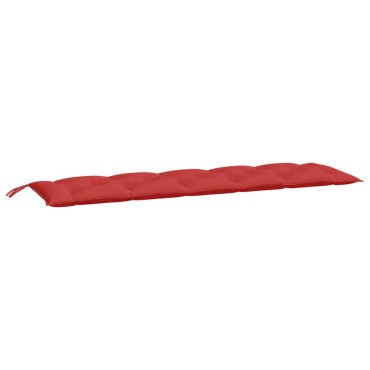 vidaXL Μαξιλάρι Πάγκου Κήπου Κόκκινο 180x50x7cm Ύφασμα Oxford