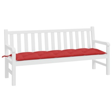 vidaXL Μαξιλάρι Πάγκου Κήπου Κόκκινο 180x50x7cm Ύφασμα Oxford