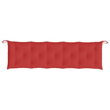 vidaXL Μαξιλάρι Πάγκου Κήπου Κόκκινο 180x50x7cm Ύφασμα Oxford