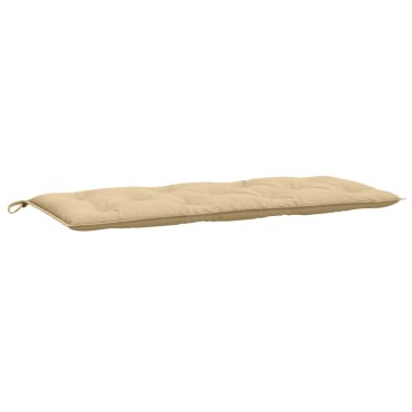 vidaXL Μαξιλάρι Πάγκου Κήπου Μπεζ Μελανζέ 120x50x7cm Ύφασμα