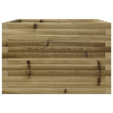 vidaXL Ζαρντινιέρα Κήπου 70x70x46 εκ. από Εμποτισμένο Ξύλο Πεύκου
