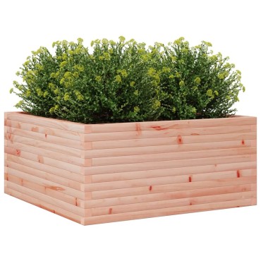 vidaXL Ζαρντινιέρα Κήπου 100x100x46 εκ. από Μασίφ Ξύλο Ψευδοτσούγκας