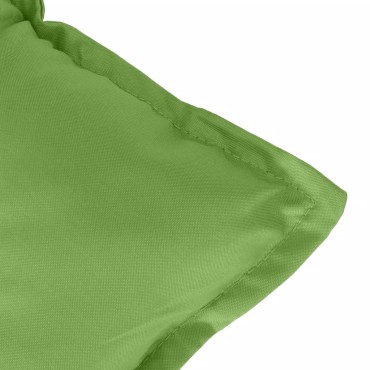 vidaXL Μαξιλάρια Πάγκου Κήπου 2 τεμ. Πράσινο Μελανζέ 120x50x7cm Ύφ.