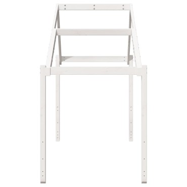 vidaXL Οροφή Κρεβατιού Παιδική Λευκό 213x95,5x144,5εκ. Ξύλο Πεύκου