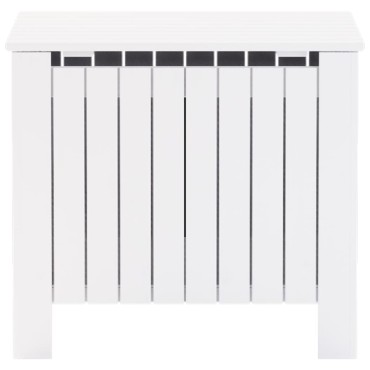 vidaXL Κουτί Αποθήκευσης με Καπάκι RANA Λευκό 60x49x54cm Μασίφ Πεύκο 1 τεμ.