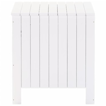 vidaXL Κουτί Αποθήκευσης με Καπάκι RANA Λευκό 60x49x54cm Μασίφ Πεύκο 1 τεμ.