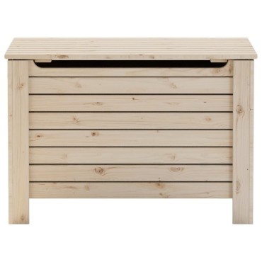 vidaXL Κουτί Αποθήκευσης με Καπάκι RANA 80x49x54cm Μασίφ Ξύλο Πεύκου 1 τεμ.