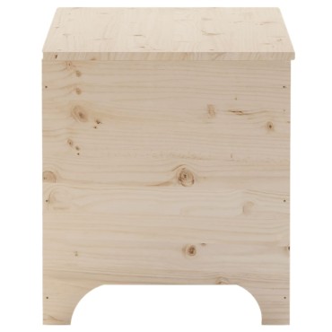 vidaXL Κουτί Αποθήκευσης με Καπάκι RANA 80x49x54cm Μασίφ Ξύλο Πεύκου 1 τεμ.