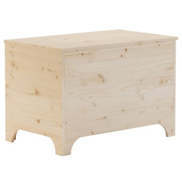 vidaXL Κουτί Αποθήκευσης με Καπάκι RANA 80x49x54cm Μασίφ Ξύλο Πεύκου 1 τεμ.